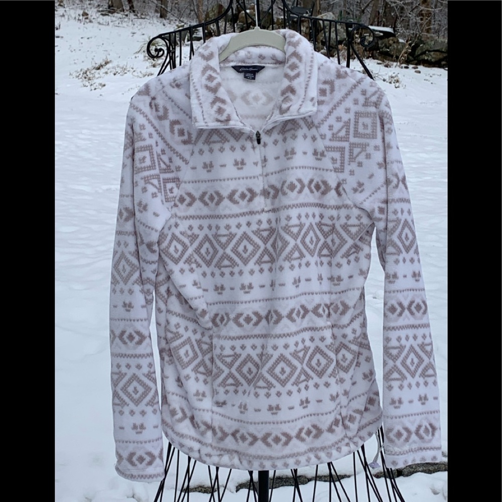 Eddie Bauer quarter zip long sleeve top